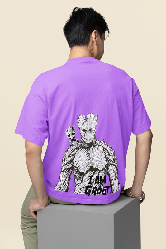 The Groot: Oversized T-Shirt - Premium 240 GSM cotton